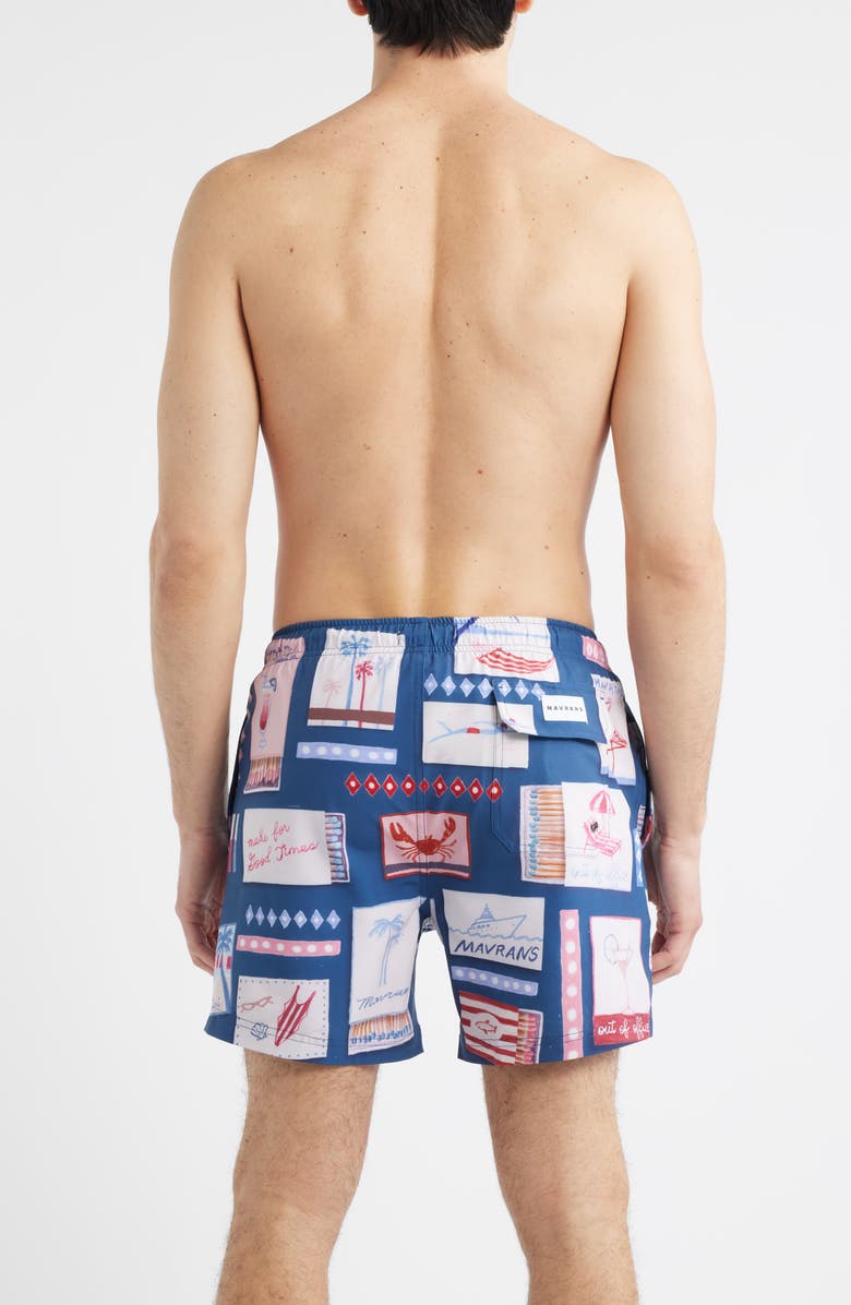 MAVRANS Match Box Swim Trunks, Alternate, color, Blue