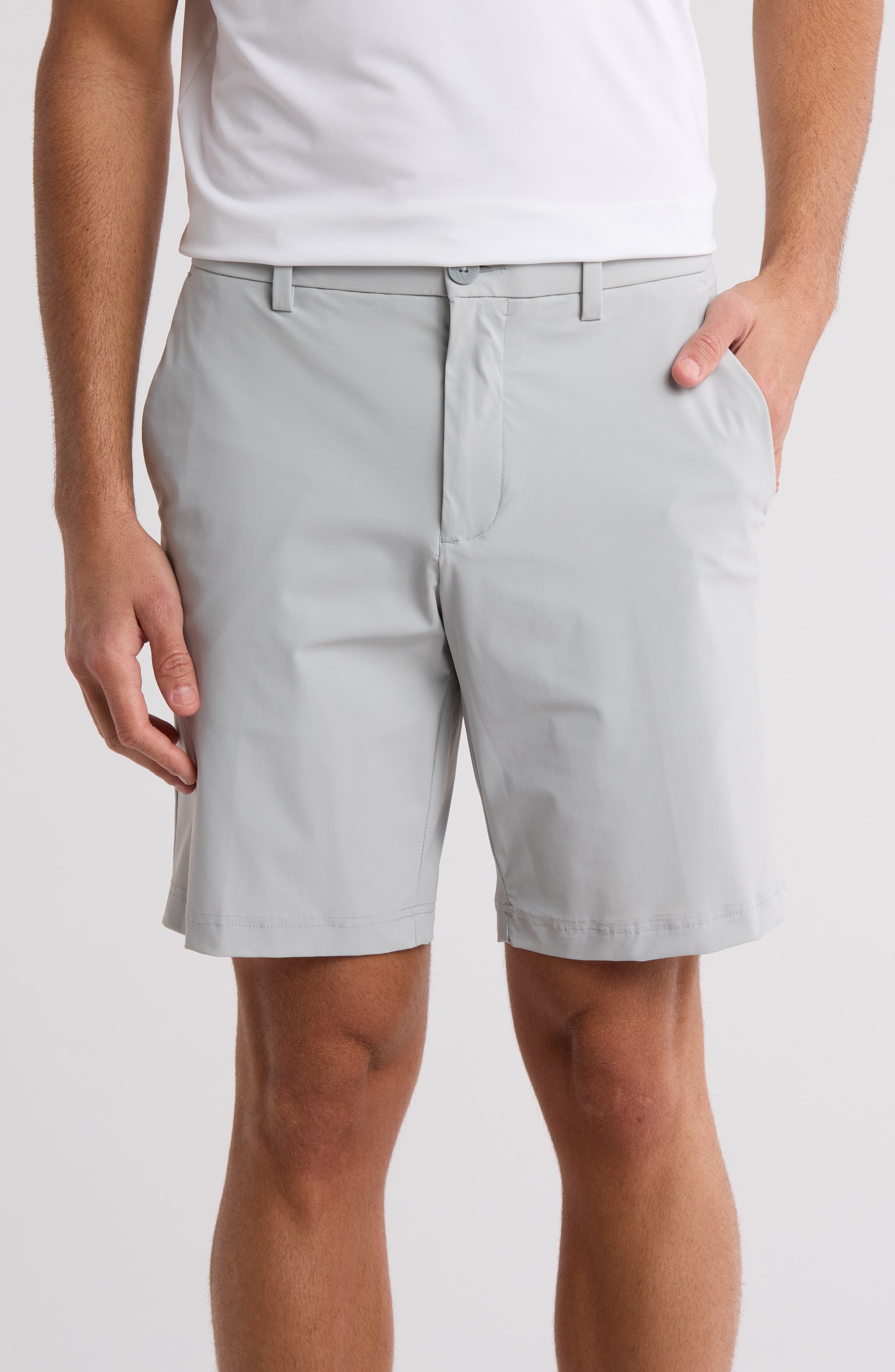 9" Flat Front Golf Shorts - image 3