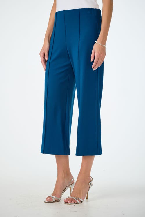 Trina Turk Santo Ponte Cropped Wide Leg Pant In Animal Print