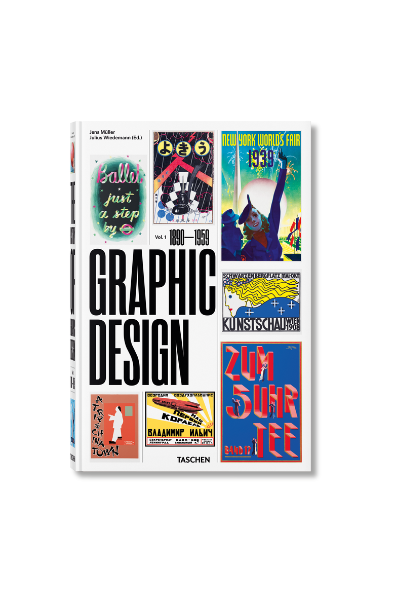 Taschen The History of Graphic Design. Vol. 1. 1890-1959, Main, color, Multicolor