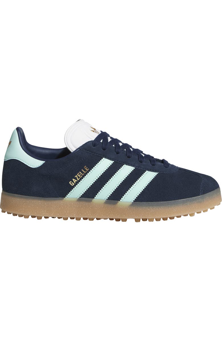 adidas Gazelle Golf Sneaker, Alternate, color, Indigo/ Mint/ White