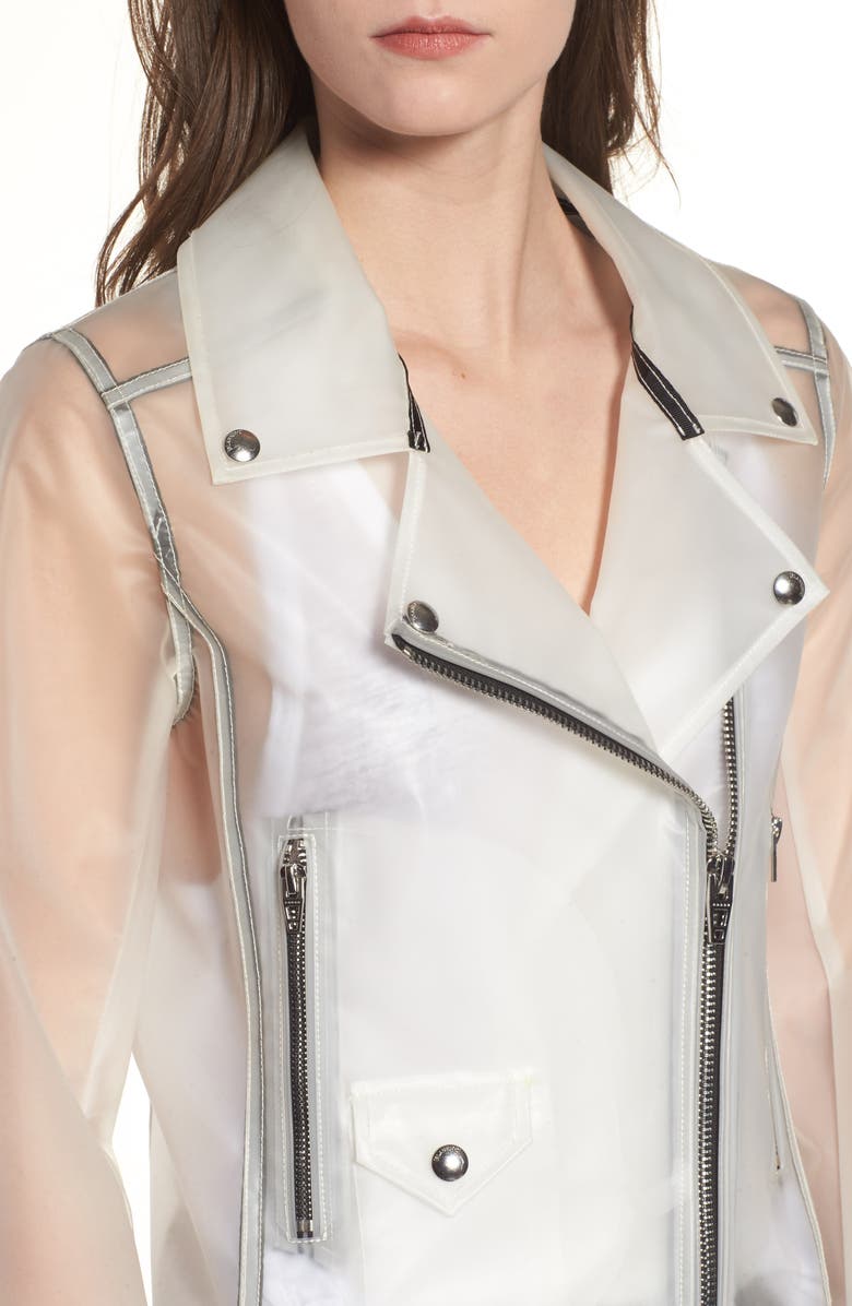 BLANKNYC Plastic Moto Jacket, Alternate, color,