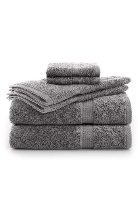 Essentials 6-Piece Cotton Bath Towel Set