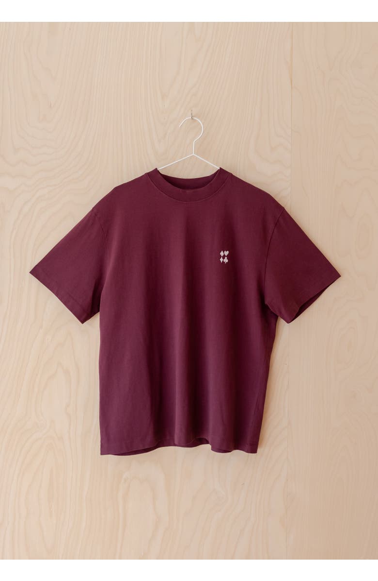 TBCo Cotton Graphic T-Shirt, Alternate, color, Harlequin Burgundy