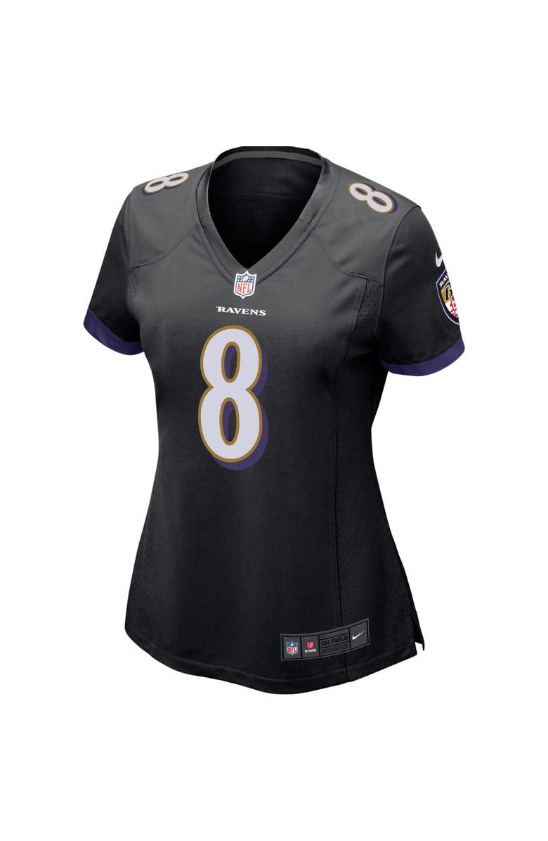 Nike Women's Nike Lamar Jackson Black Baltimore Ravens Game Jersey, Alternate, color, 
