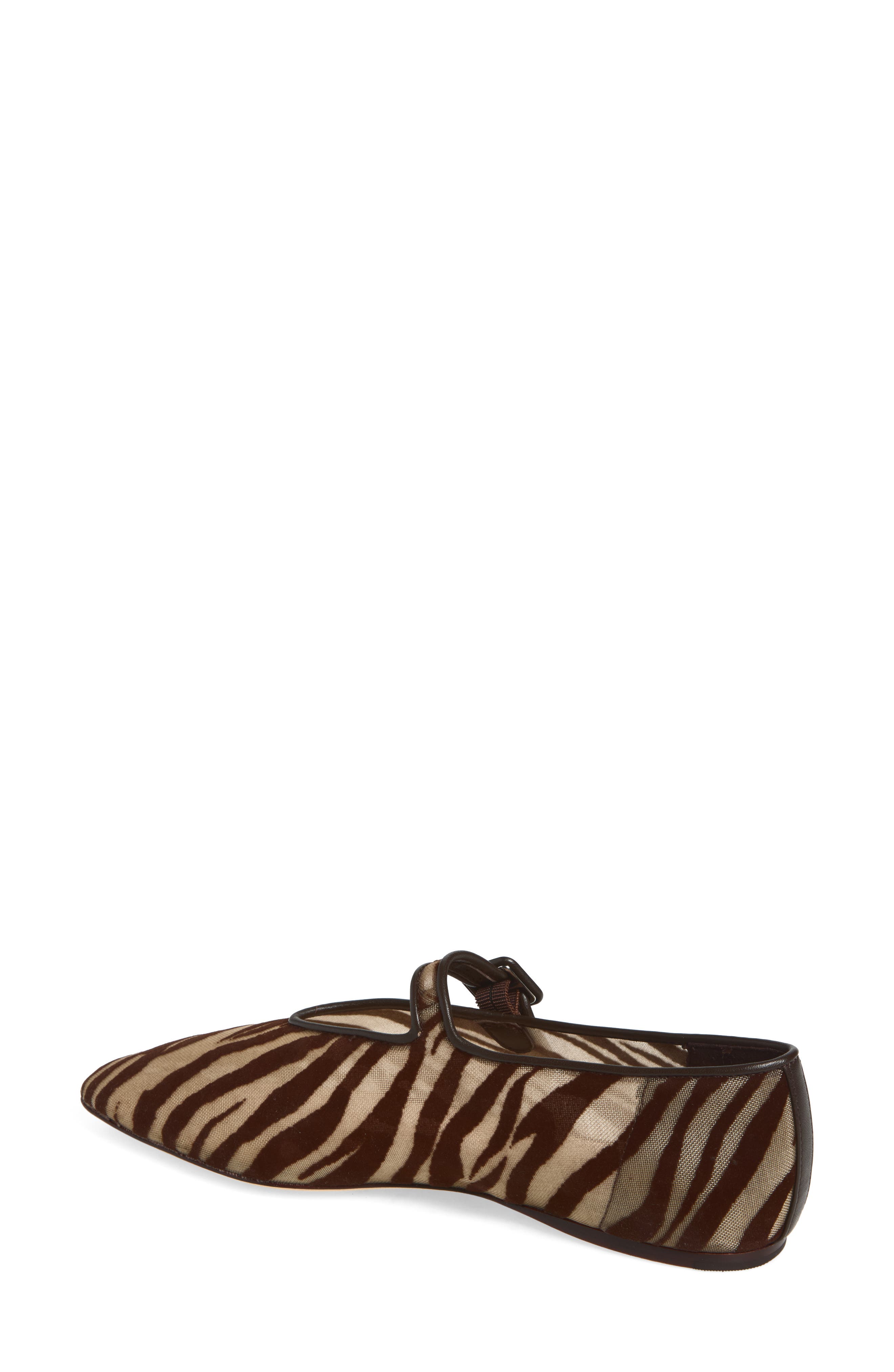 Junia Mary Jane Flat, Alternate, color, ZEBRA