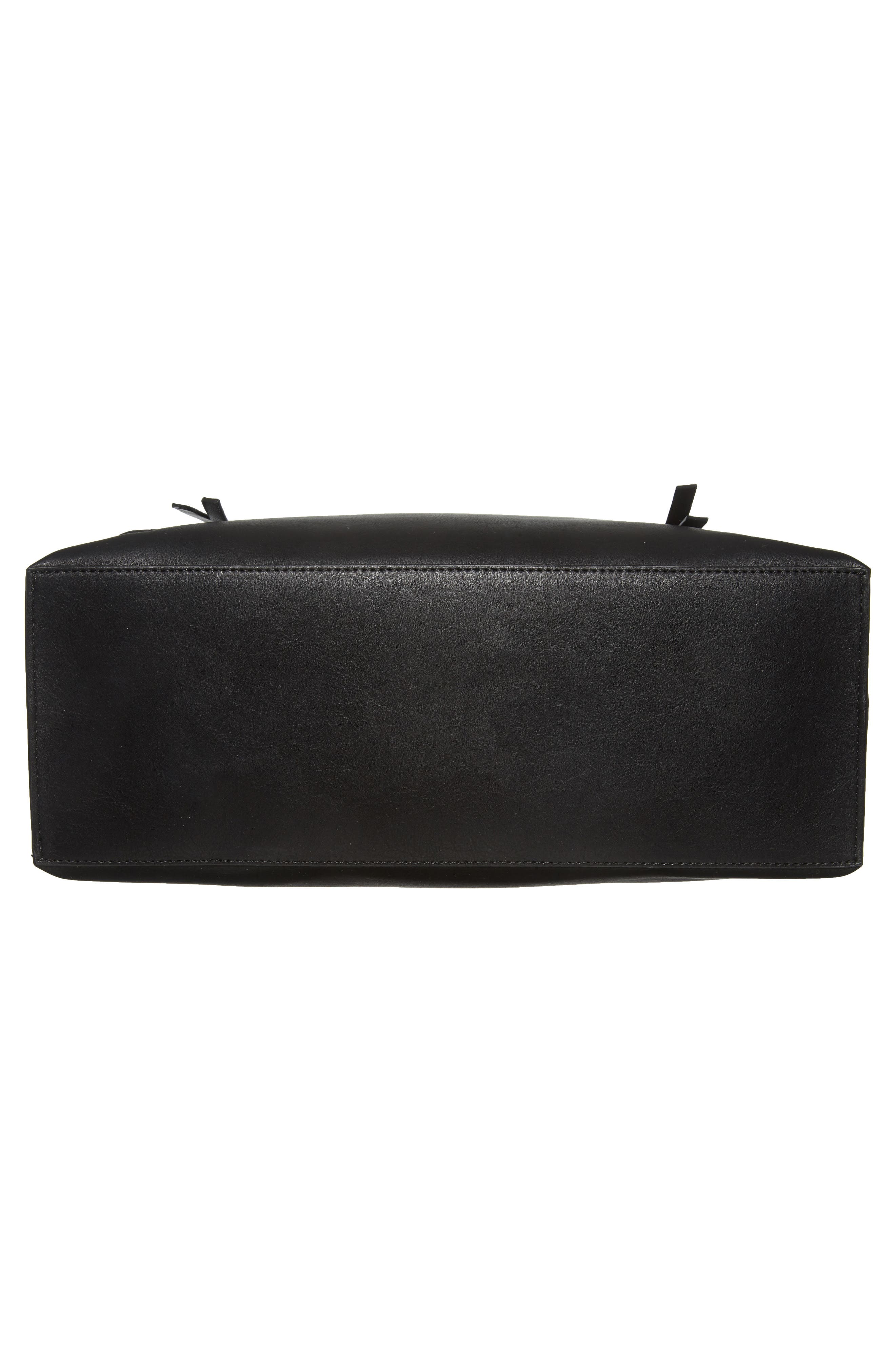 Chelsea28 Leigh Faux Leather Tote & Zip Pouch, Alternate, color, 