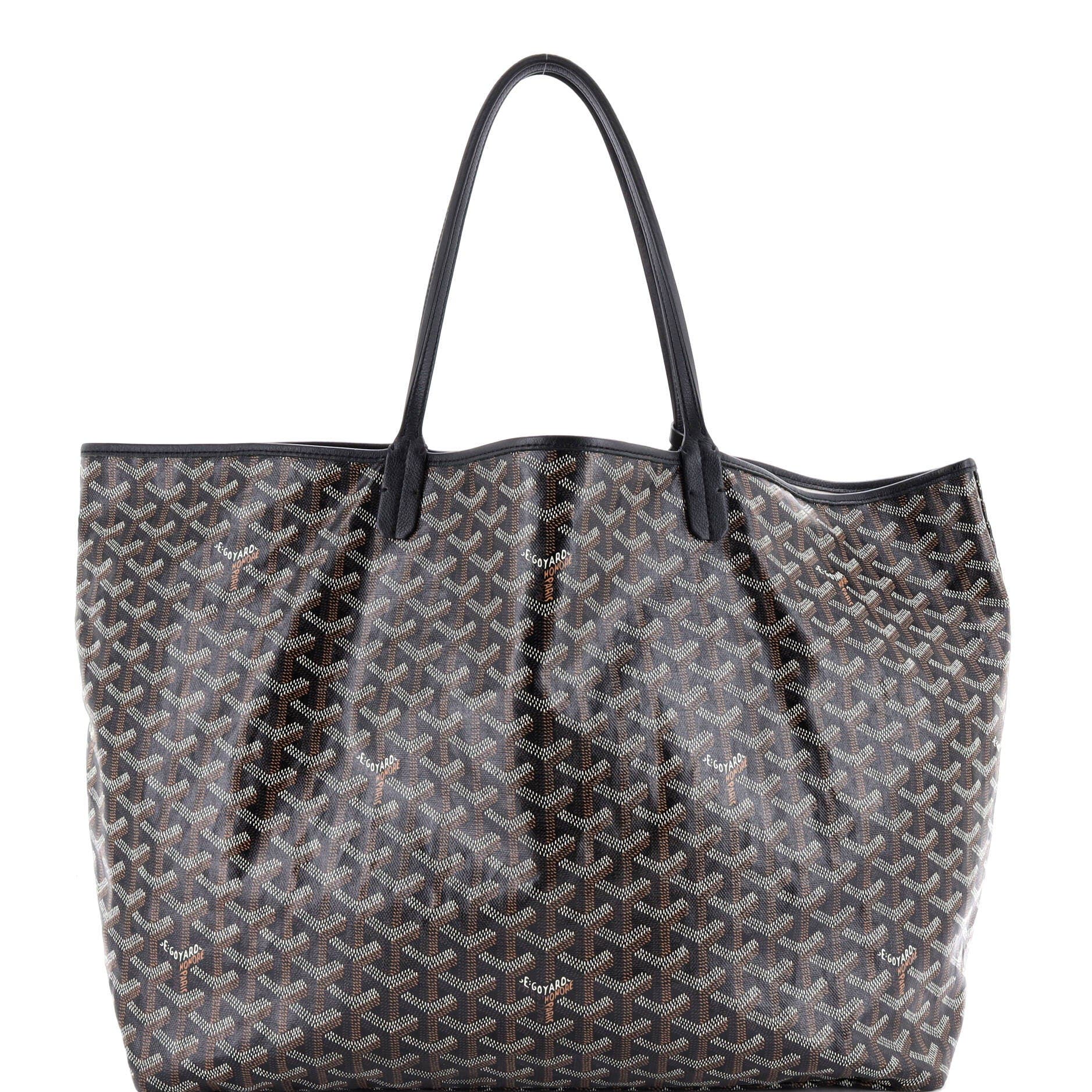 Pre-Owned Goyard Saint Louis Tote Coated Canvas GM, Main, color, 
