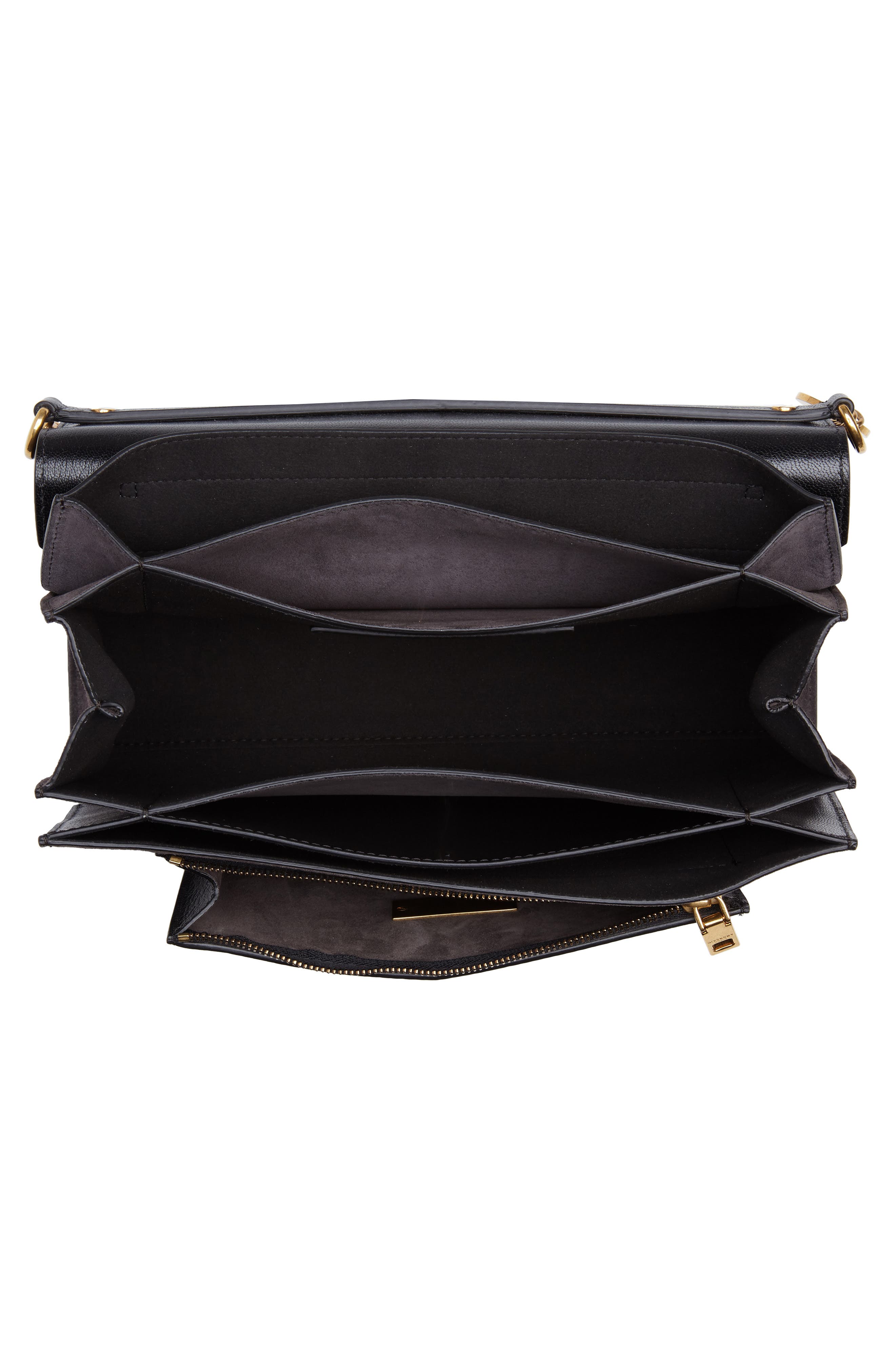 Givenchy Medium GV3 Leather Crossbody Bag, Alternate, color, 