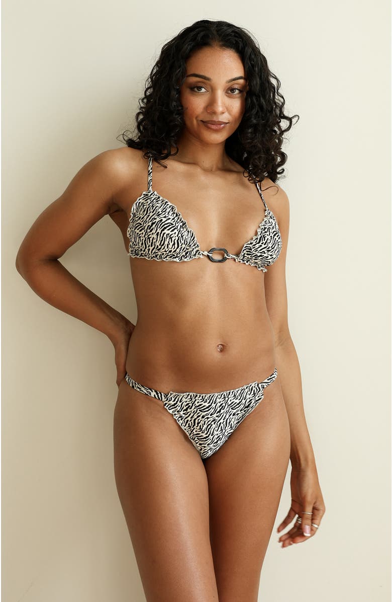 Dippin Daisys Runaway Triangle Bikini Top, Alternate, color, Wild Child