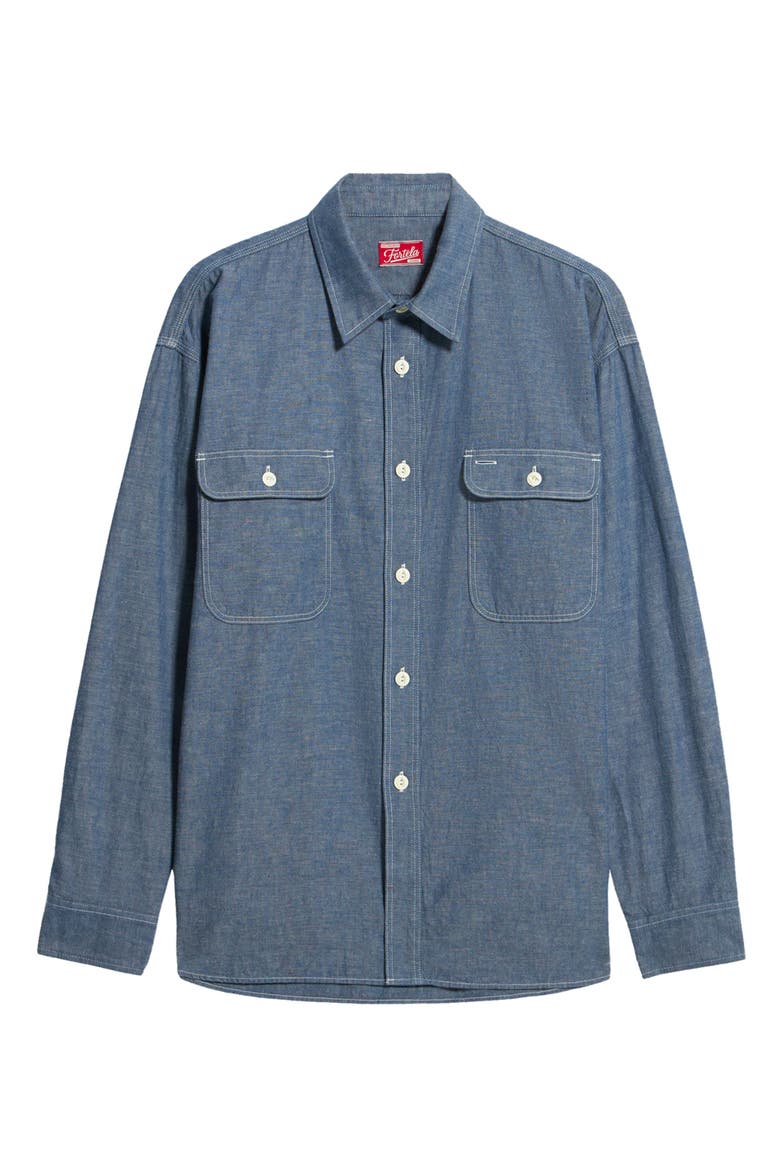 Sail Chambray Shirt, Main, color, SKY