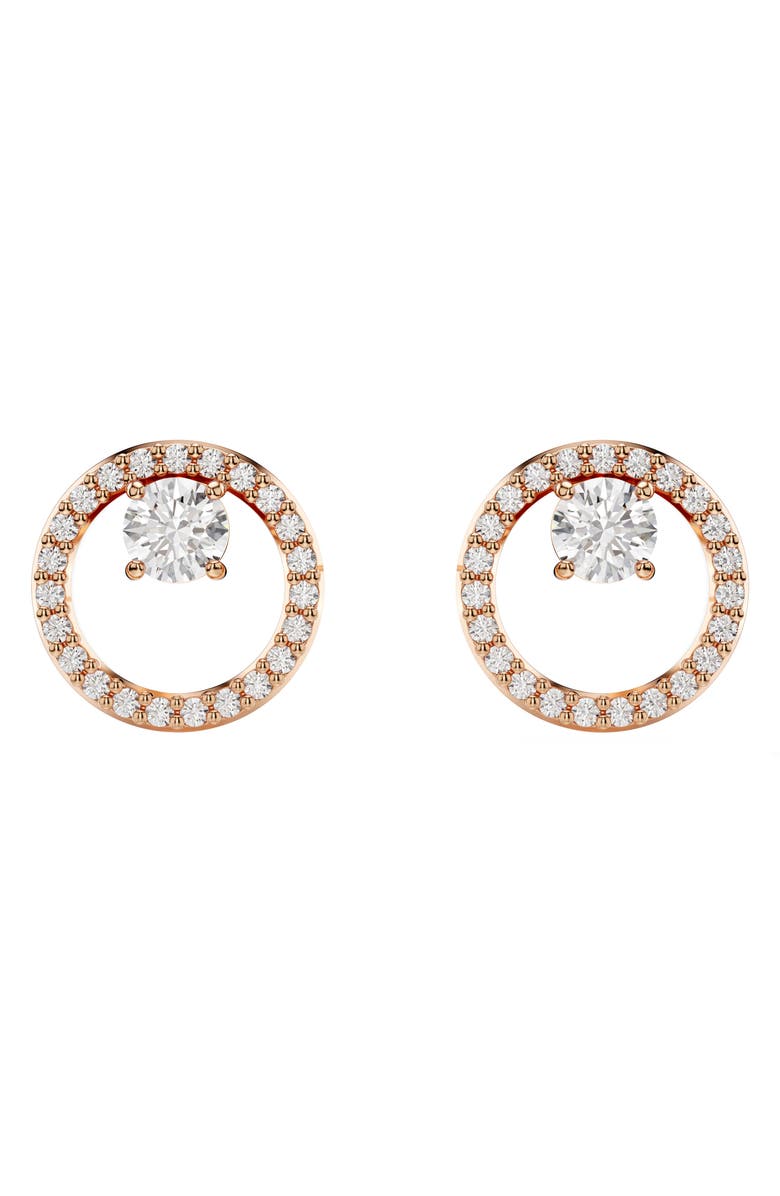 Swarovski Constella Drop Earrings, Alternate, color, Rose Gold