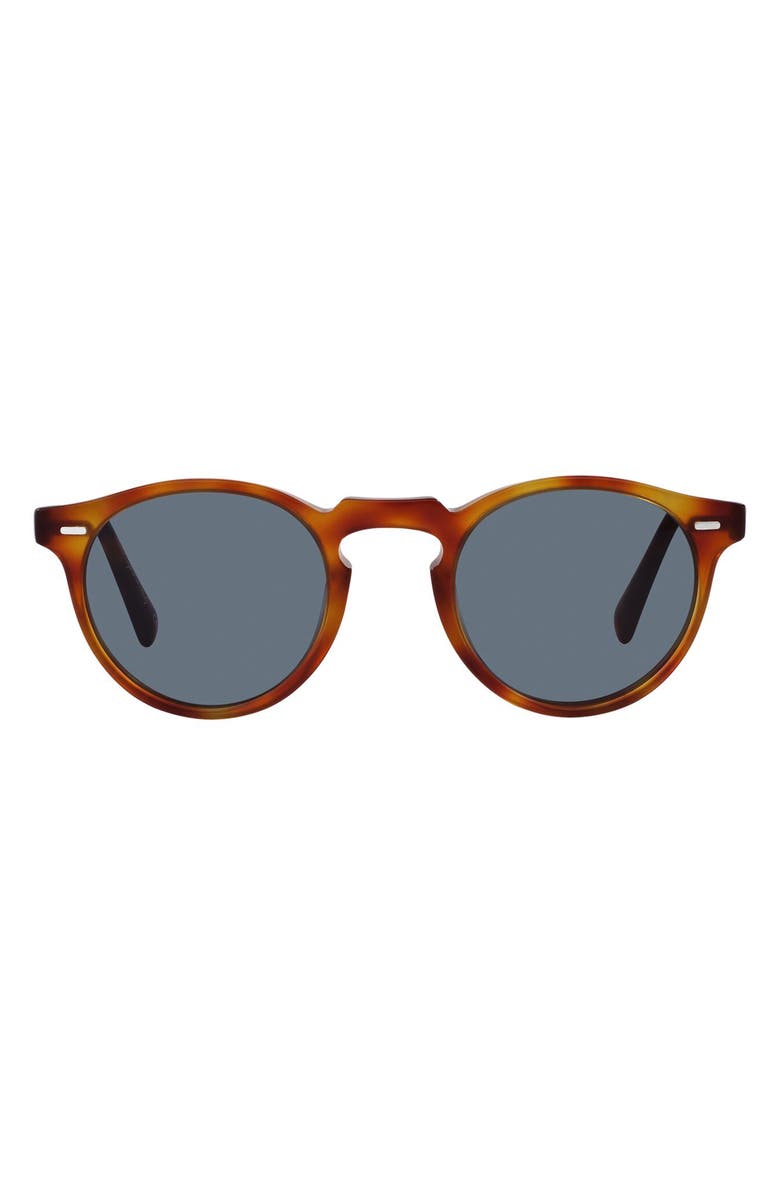 Oliver Peoples Gregory Peck 50mm Round Sunglasses, Main, color,