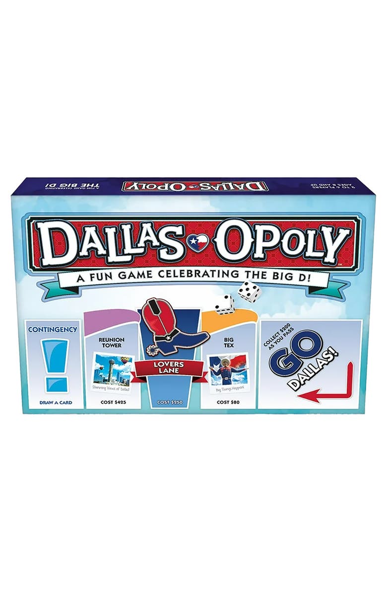 Late for the Sky Dallasopoly, Board Game, Main, color, Multicolored