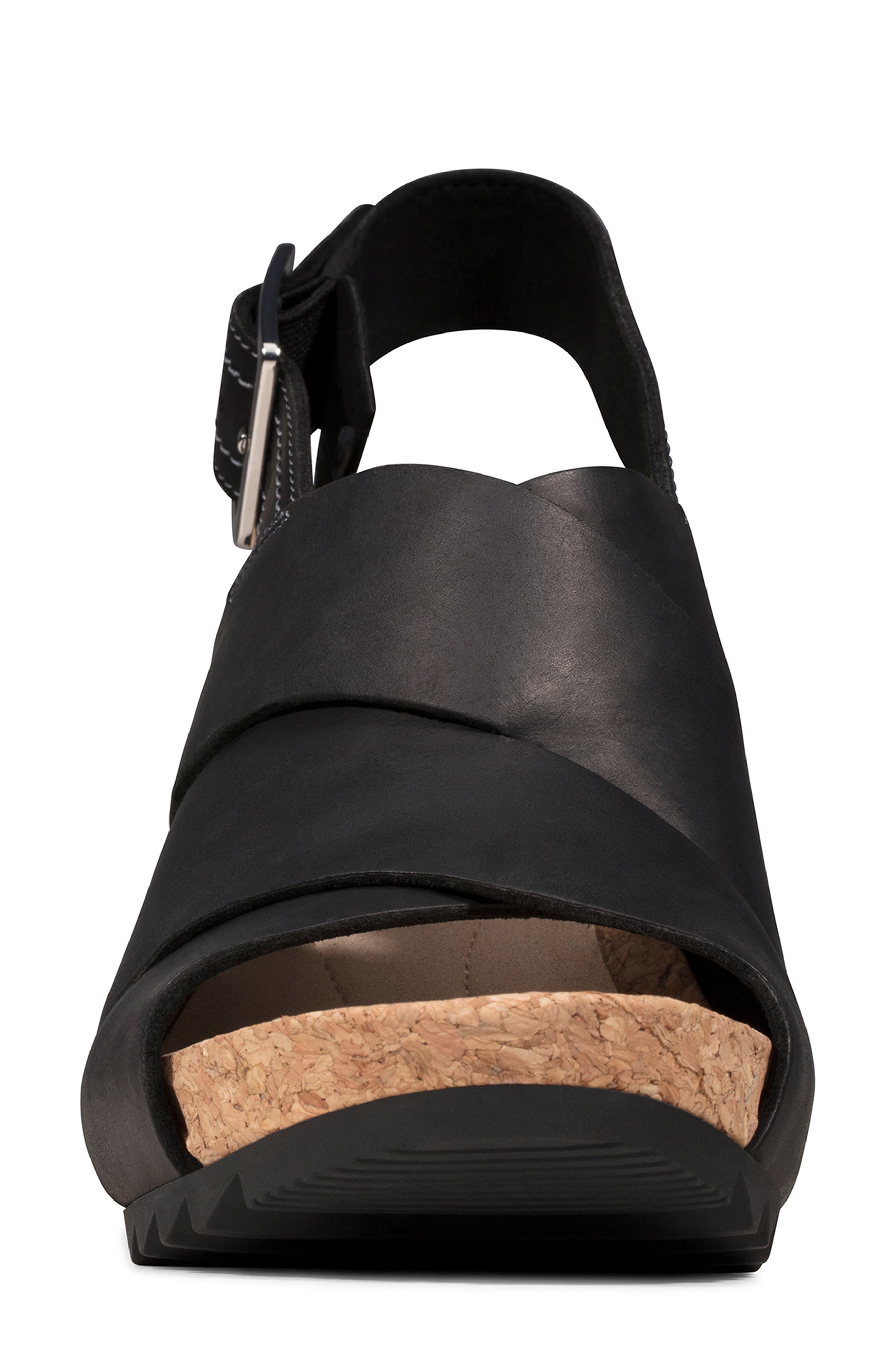 Clarks<sup>®</sup> Flex Platform Wedge Sandal, Alternate, color, 