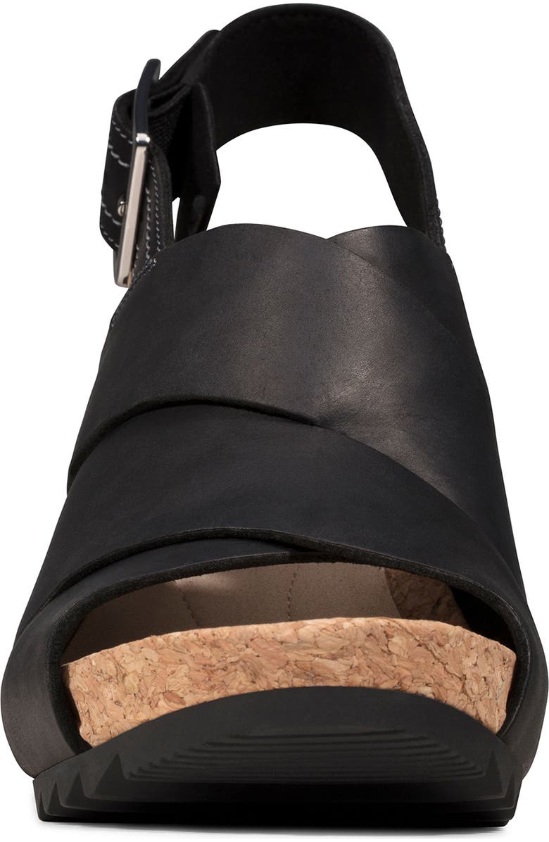 Clarks<sup>®</sup> Flex Platform Wedge Sandal, Alternate, color,