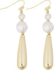 Panacea Cultured Pearl Drop Earrings