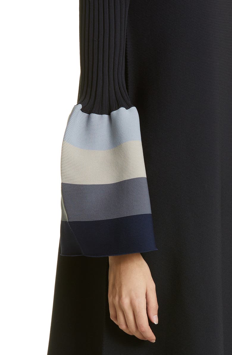 CFCL Pottery 3 Long Sleeve Rib Recycled Polyester Midi Sweater Dress, Alternate, color,