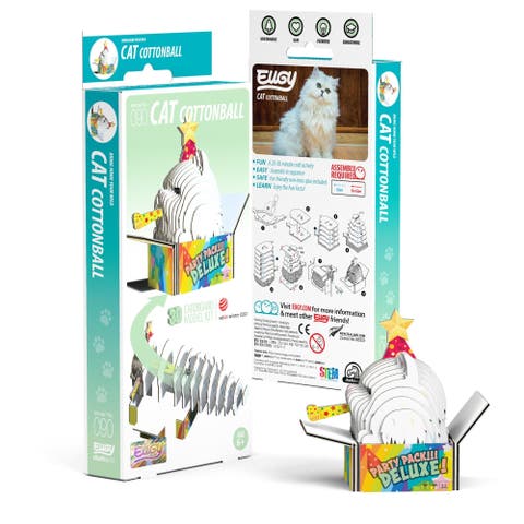 Cat - Cottonball 3D Puzzle