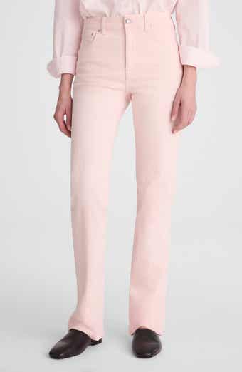 The Longline Garment Dyed High Waist Straight Leg Jeans