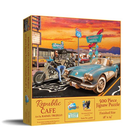 Republic Cafe 500 piece Jigsaw Puzzle for Adults