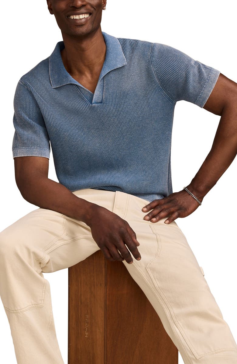 Lucky Brand Washed Polo, Alternate, color, True Navy