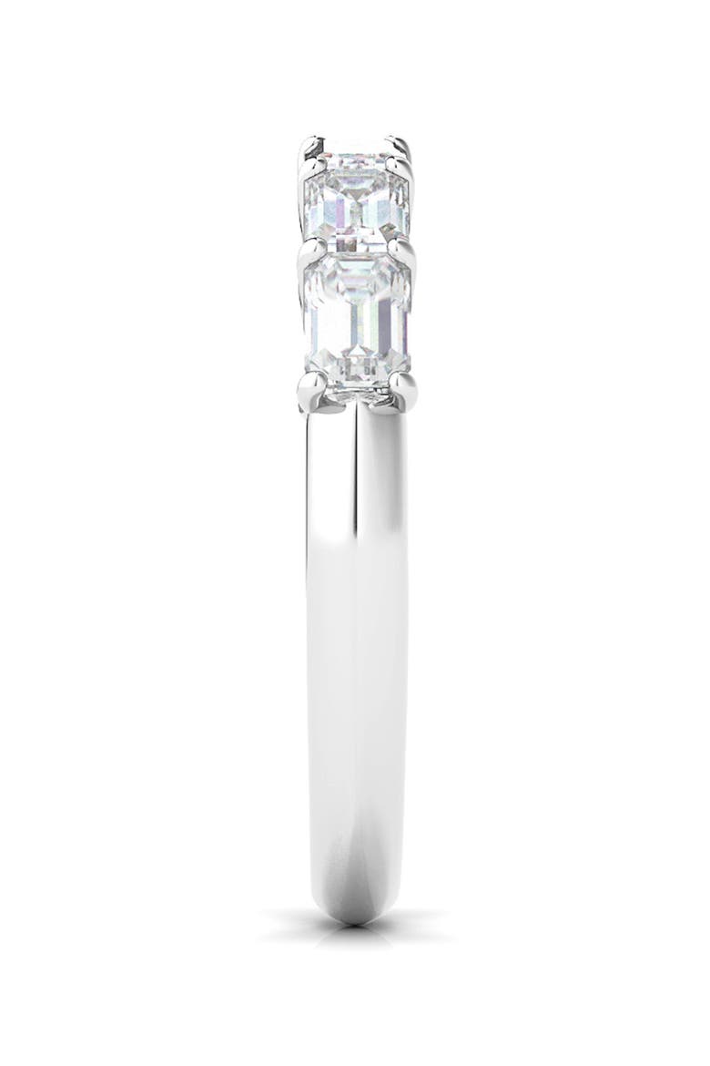 Half Sideways Lab Created Diamond 18K Gold Eternity Ring, Alternate, color, WHITE GOLD