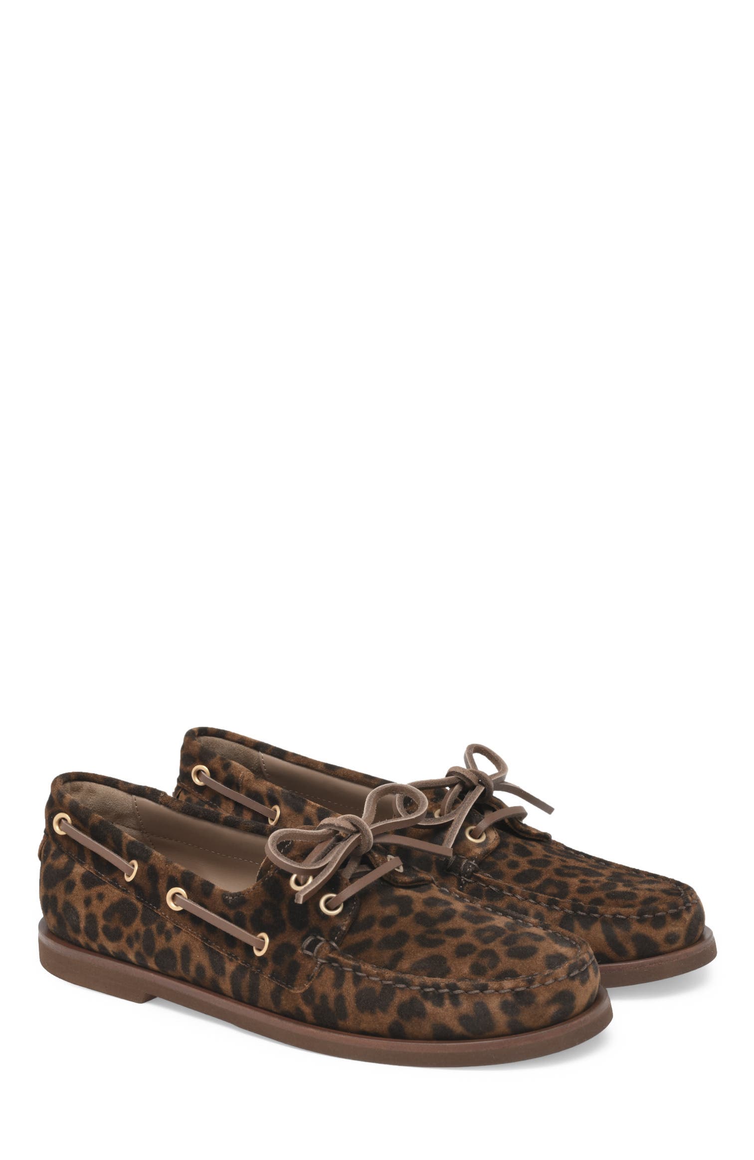 Vandée Mocassin, Alternate, color, Leopard Print Suede