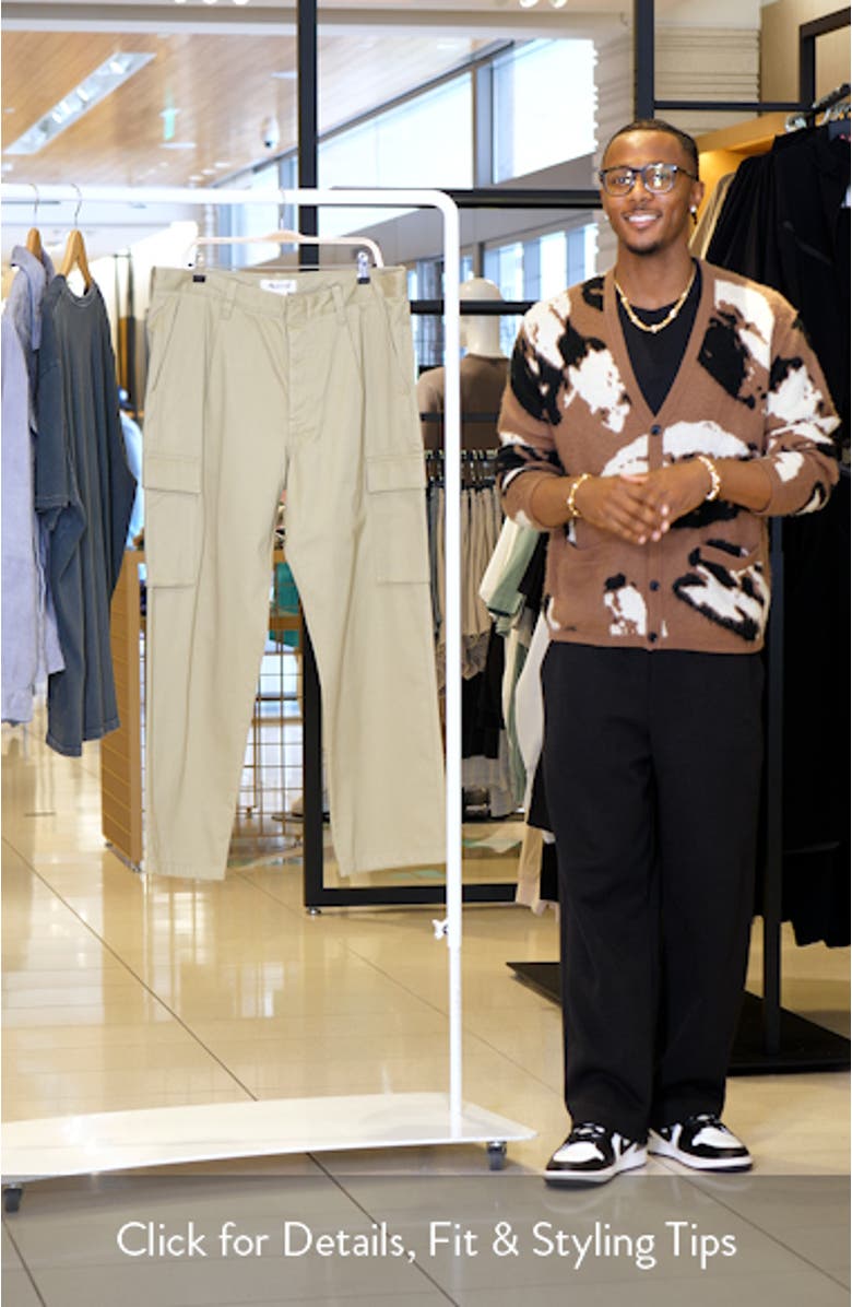 Pleated Cotton Cargo Pants, sales video thumbnail