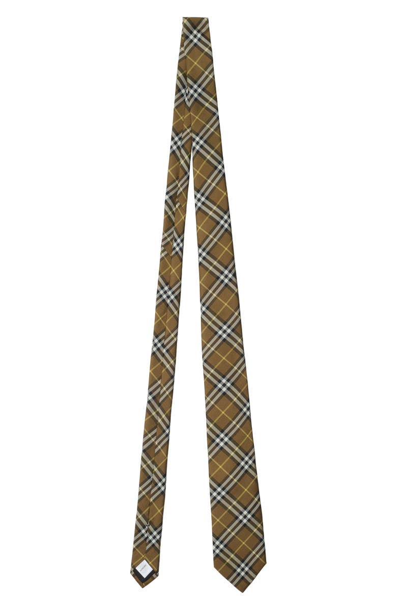 Burberry Check Silk Tie, Main, color,