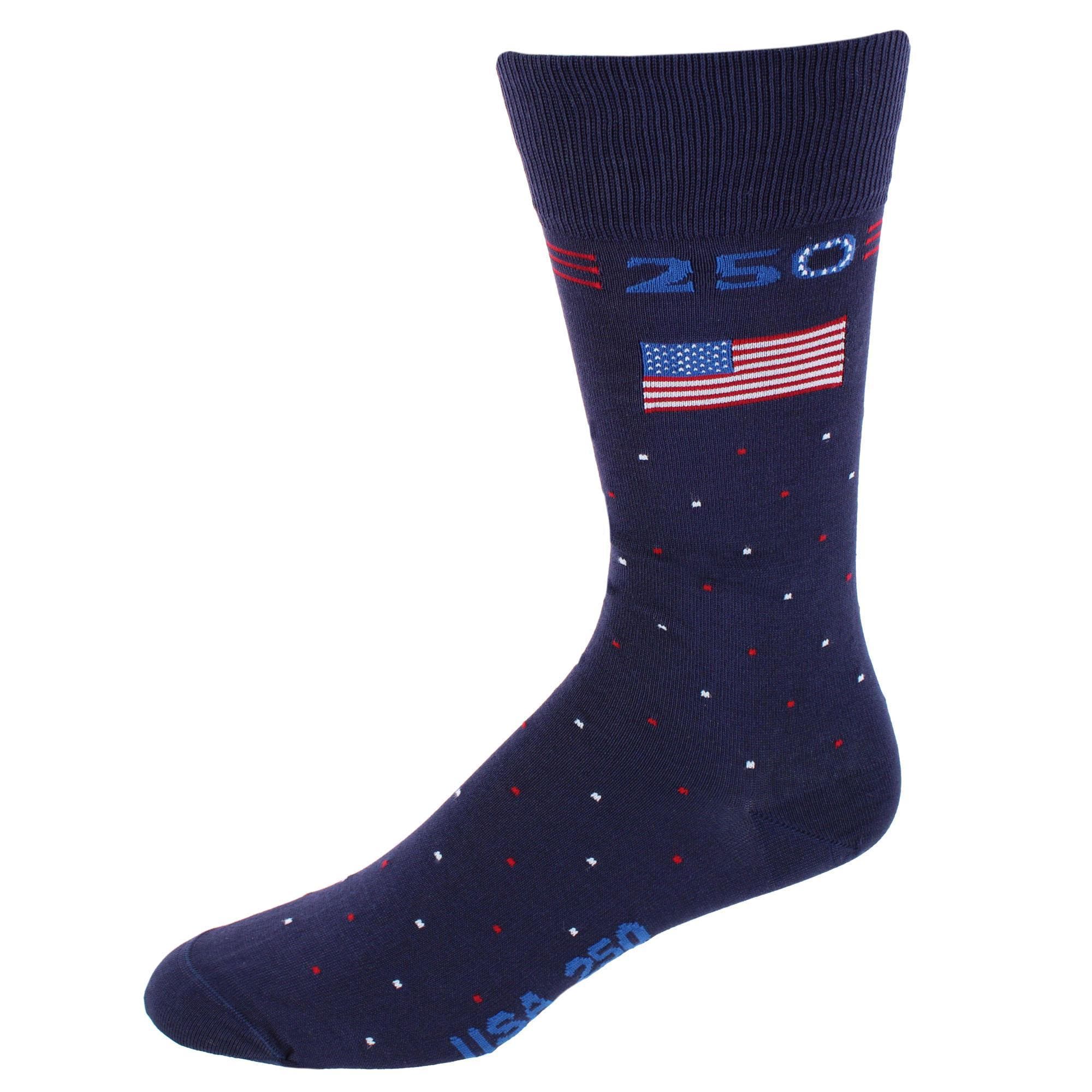 selected Navy Blue with Polka Dots