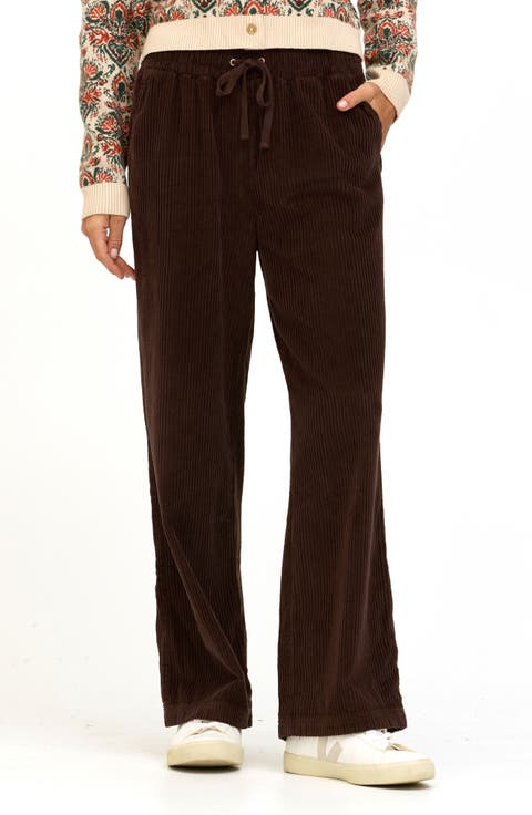 Davisha Corduroy Drawstring Pants