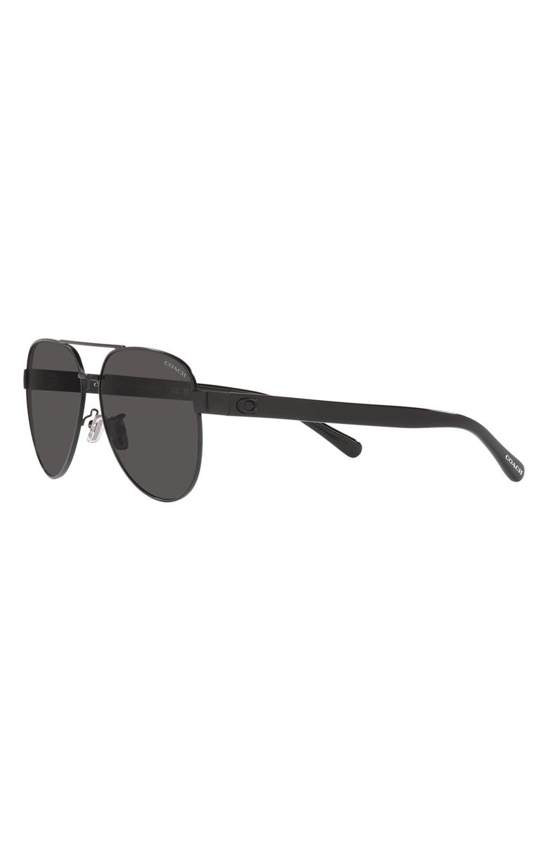 COACH 61mm Pilot Sunglasses, Alternate, color, 