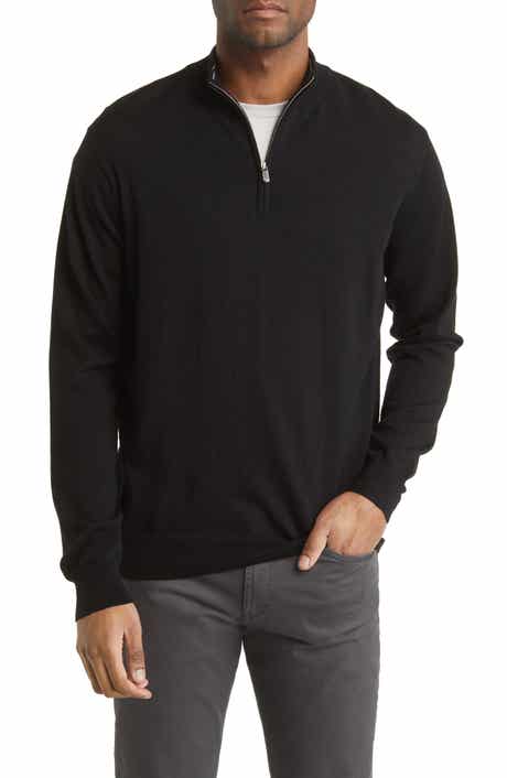Crown Soft Quarter Zip Merino Wool Blend Pullover