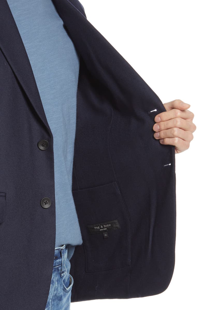 rag & bone Deconstructed Razor Wool Blend Blazer, Alternate, color, 