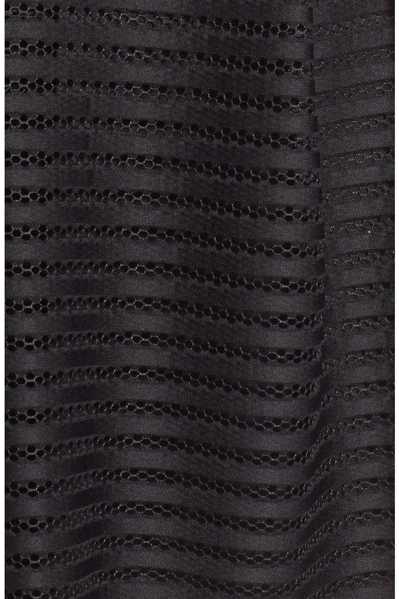 Strapless Fit & Flare Dress, Alternate, color, BLACK