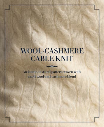 Julianna Wool & Cashmere Cable Stitch Sweater