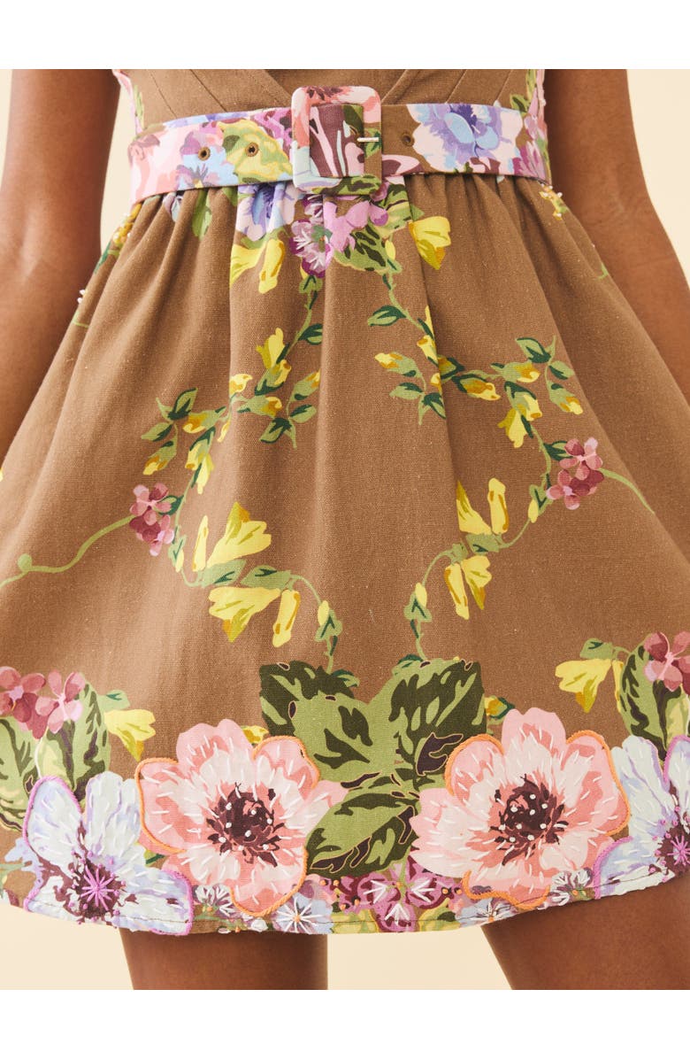 Eddy Georgie Dress, Alternate, color, Carmel Victorian Floral