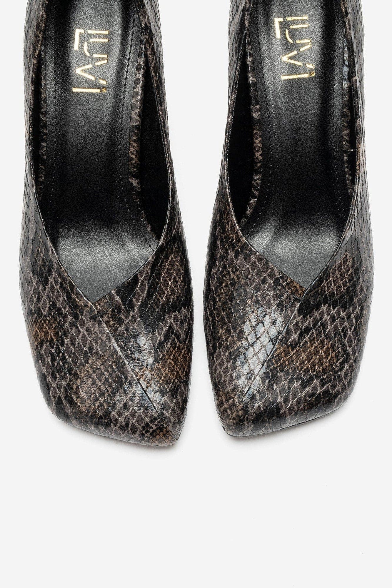 Hertz Stiletto Square Toe Pump, Alternate, color, Black Print