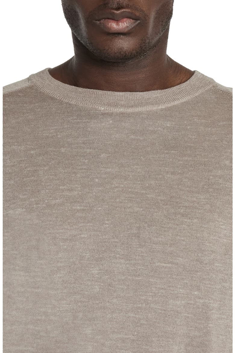 Bailey Merino Wool Blend Sweatshirt, Alternate, color, TAN
