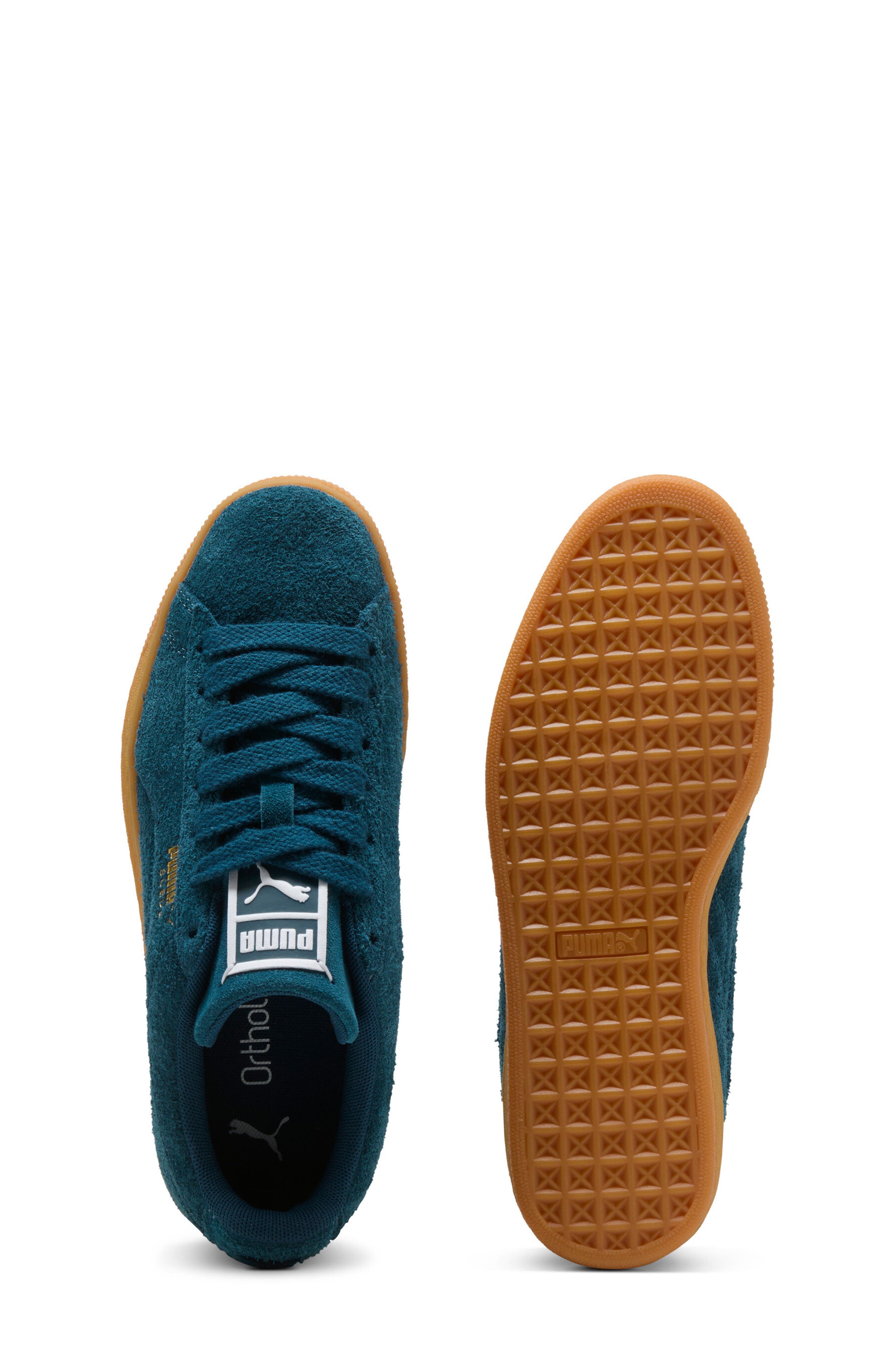 Kids' Suede Forever Sneaker, Alternate, color, MIDNIGHT PETROL/ GUM