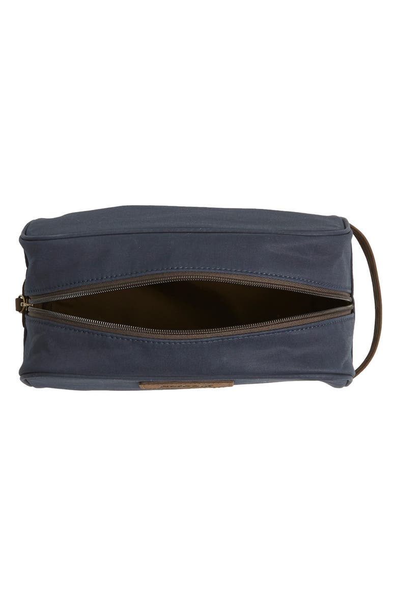 Waxed Canvas Travel Kit, Alternate, color, NAVY