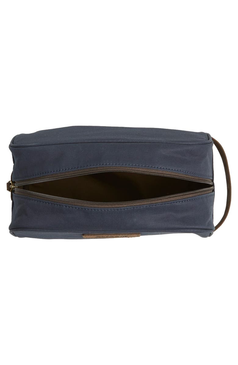 Barbour Waxed Canvas Travel Kit, Alternate, color,