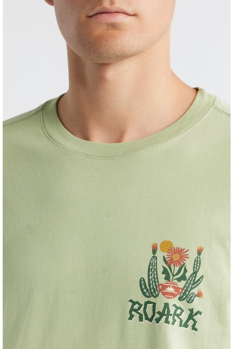 Cactus Garden Cotton Graphic T-Shirt, Alternate, color, SFM