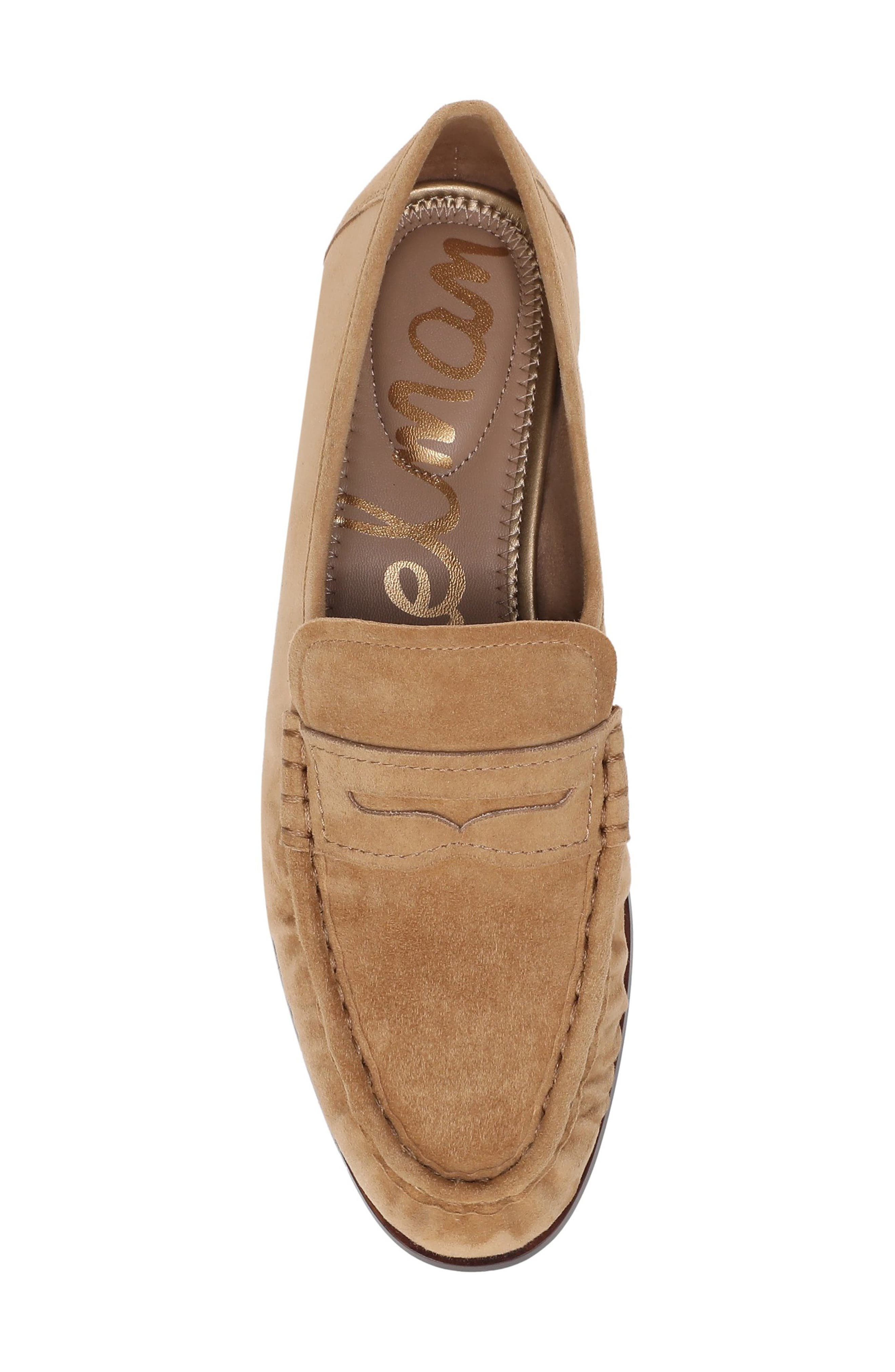 Lizbeth Moc Toe Loafer, Alternate, color, BAMBOO BROWN