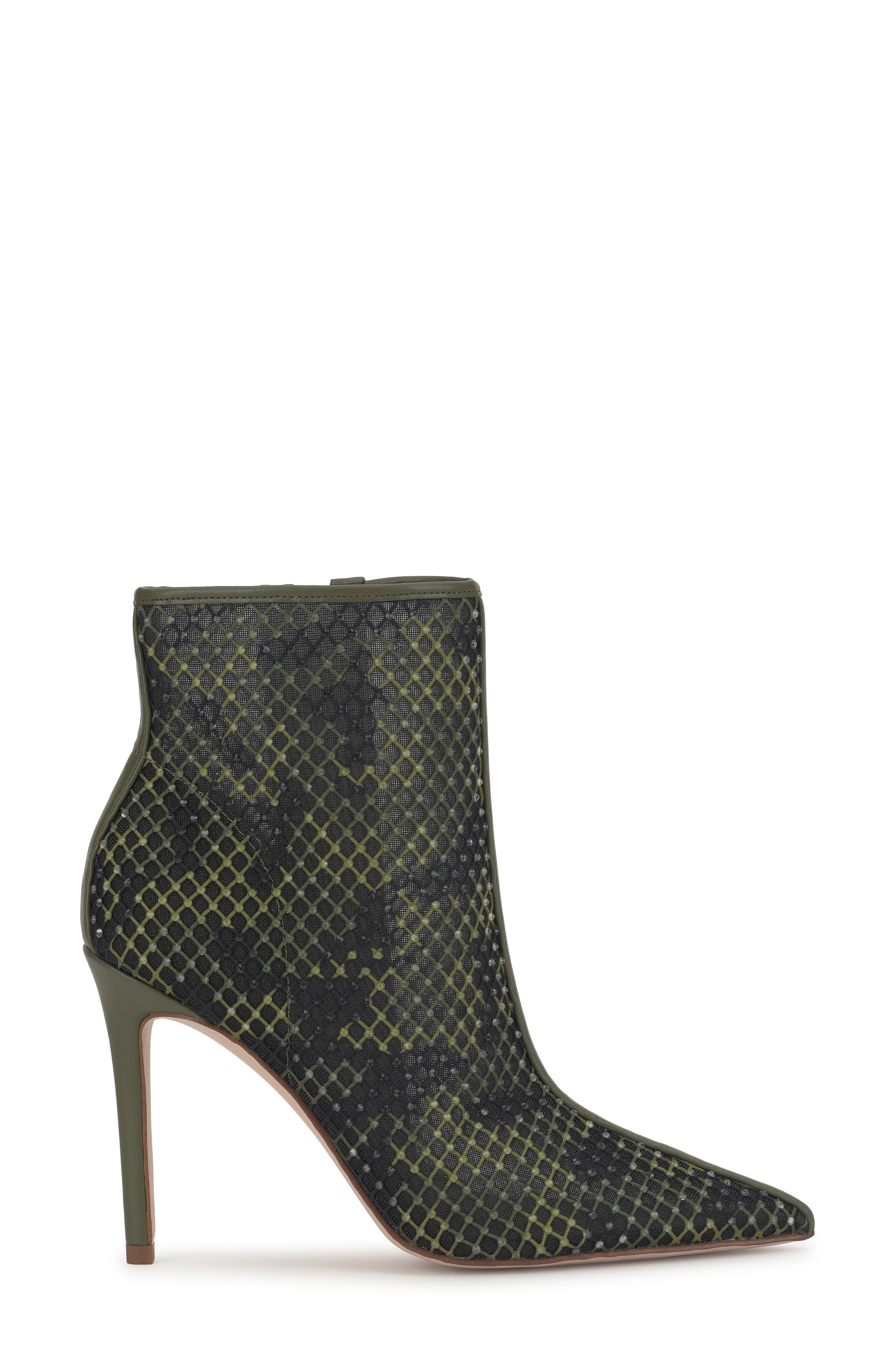 Jessica Simpson Pazra Studded Bootie, Alternate, color, Deep Moss Multi