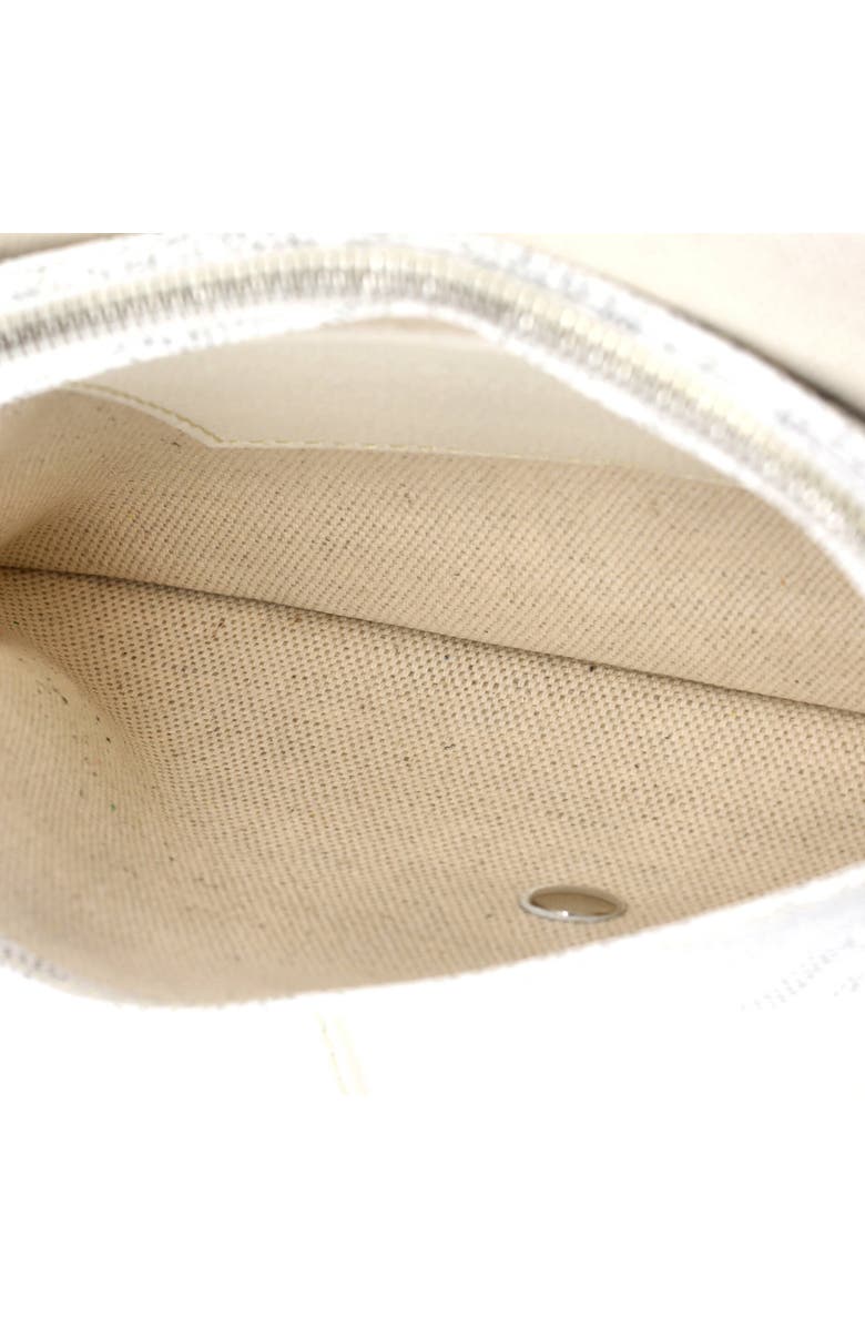 Pre-Owned Goyard Plumet Clutch Wallet Coated Canvas, Alternate, color, White