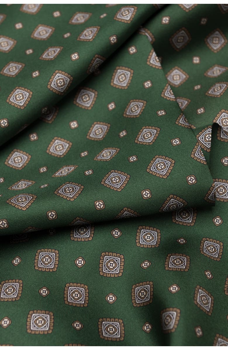Elizabetta Ancona - Silk Scarf for Men, Alternate, color, Forest Green