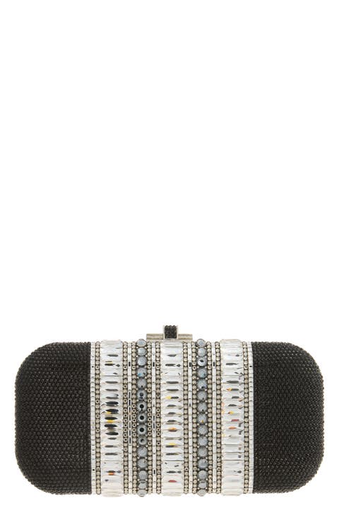 Long Slide Crystal Evening Bag