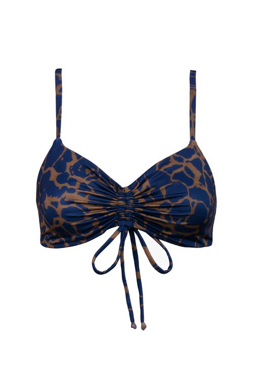Kitty And Vibe Ruched Tie Bikini Top